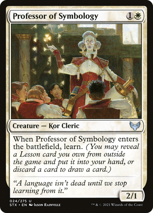 Professor of Symbology (STX-024) [Strixhaven: School of Mages] MTG Single Wizards of the Coast