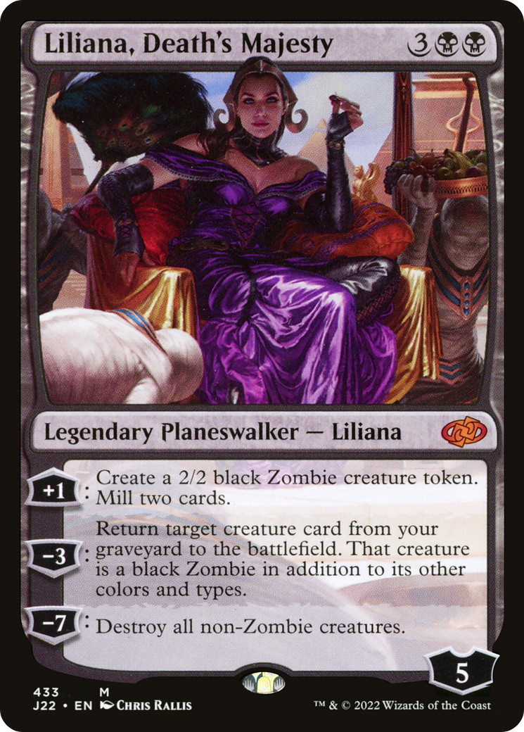 Liliana, Death's Majesty (J22-433) [Jumpstart 2022] MTG Single Wizards of the Coast