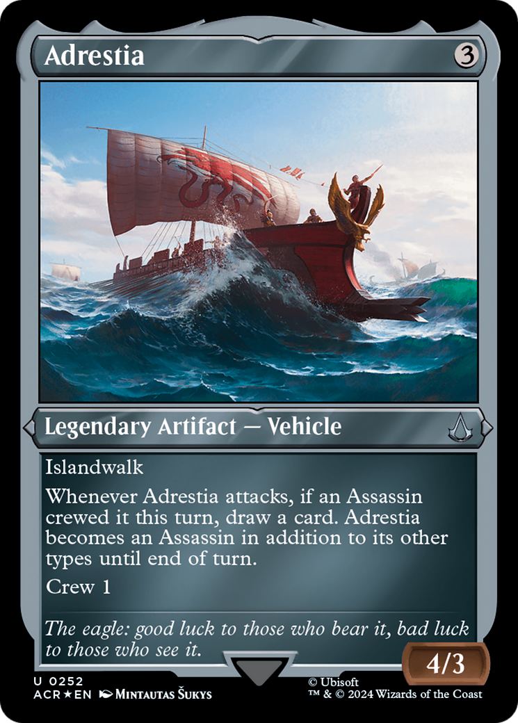 Adrestia (ACR-252) [Assassin's Creed] Etched Foil MTG Single Wizards of the Coast