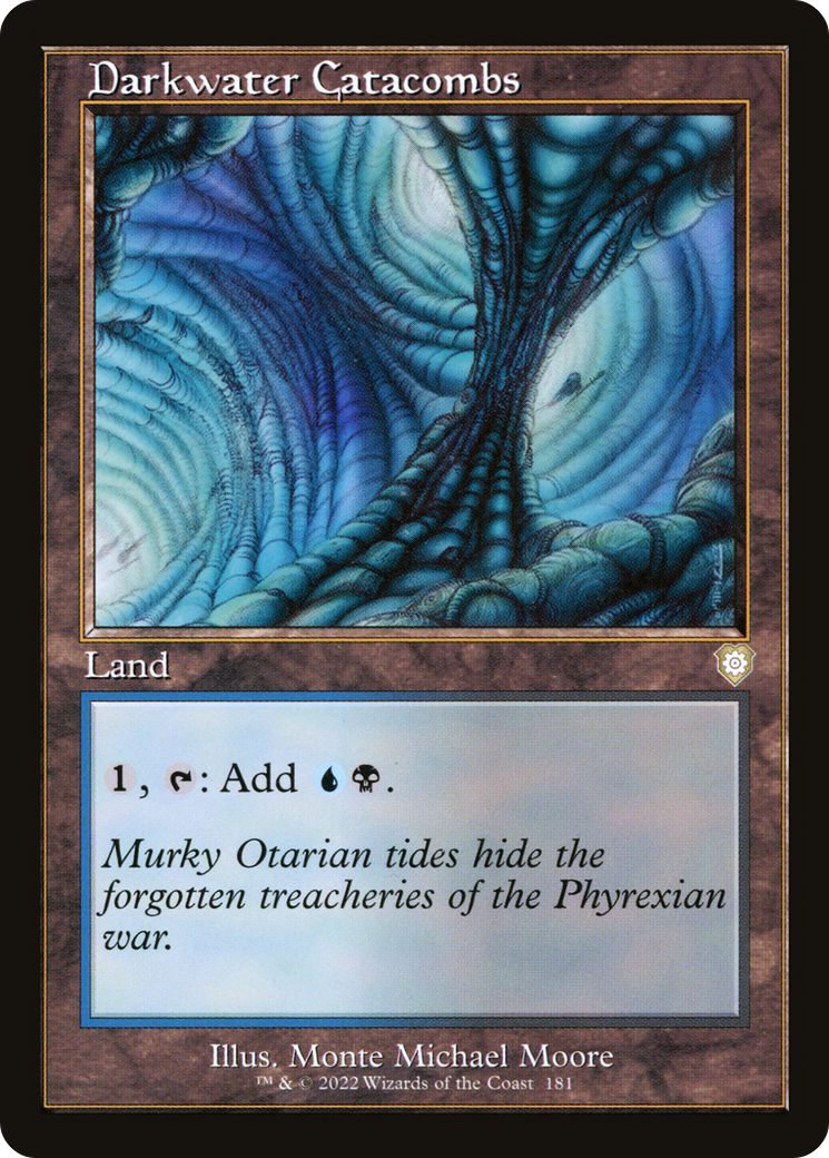 Darkwater Catacombs (BRC-181) [The Brothers' War Commander] MTG Single Wizards of the Coast