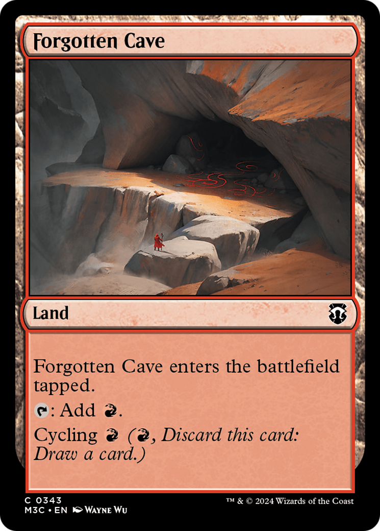 Forgotten Cave (M3C-343) [Modern Horizons 3 Commander] MTG Single Wizards of the Coast