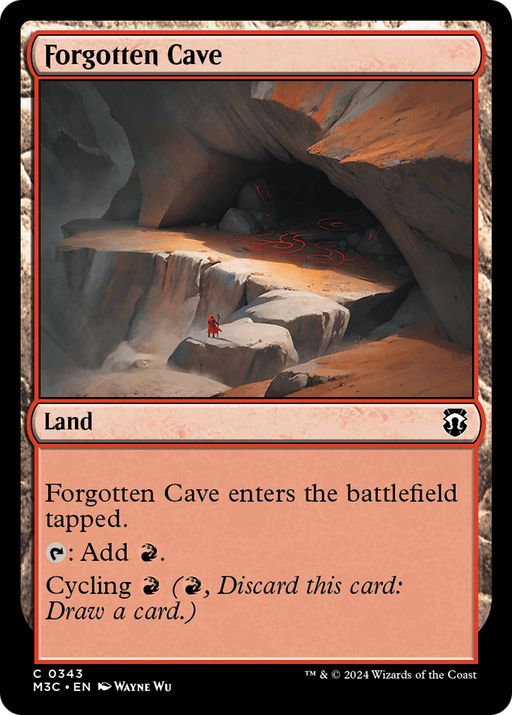 Forgotten Cave (M3C-343) [Modern Horizons 3 Commander] MTG Single Wizards of the Coast