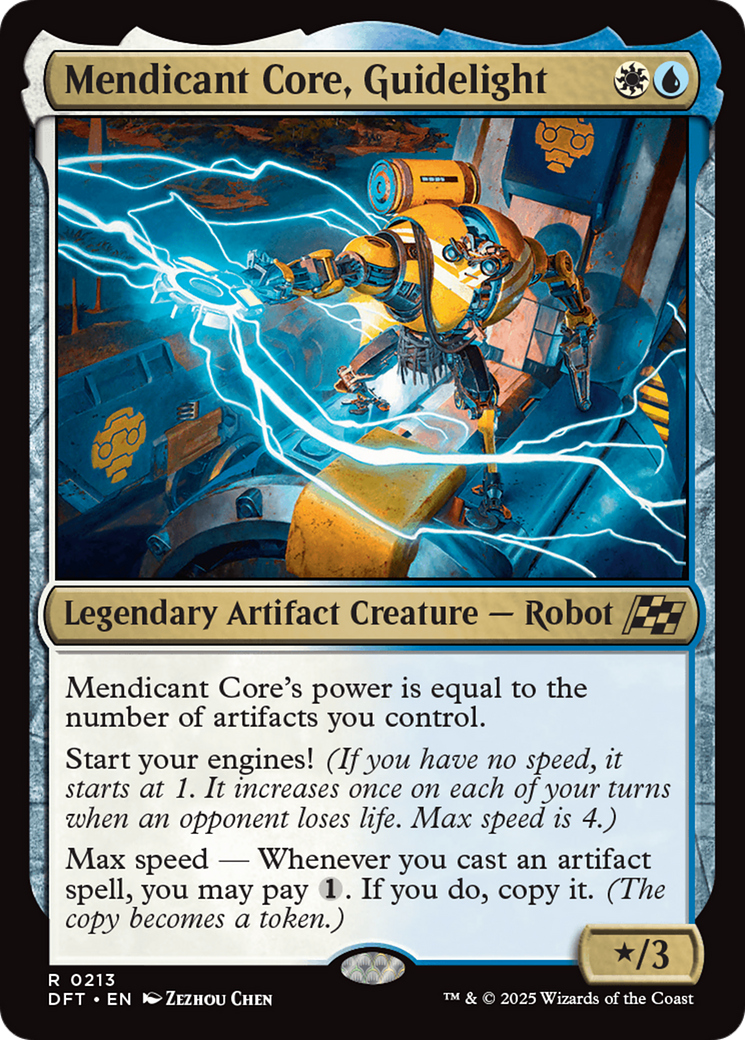 Mendicant Core, Guidelight (DFT-213) [Aetherdrift] MTG Single Wizards of the Coast