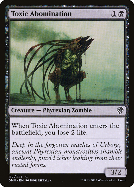 Toxic Abomination (DMU-112) [Dominaria United] MTG Single Wizards of the Coast