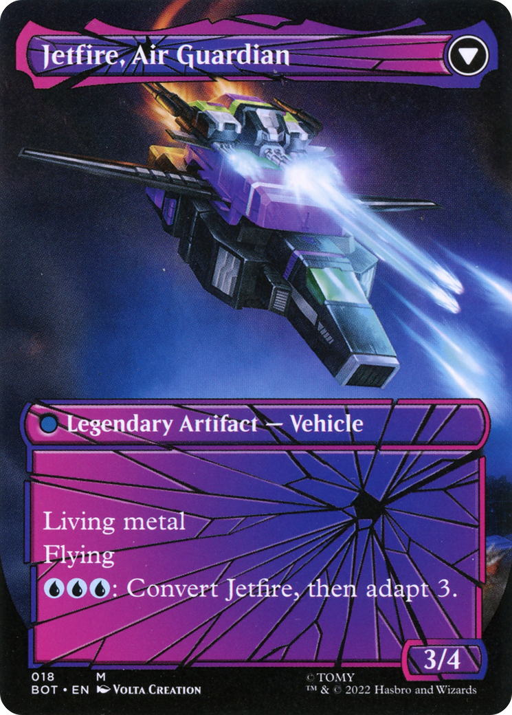 Jetfire, Ingenious Scientist (Shattered Glass) (BOT-018) [Transformers] (Borderless) MTG Single Wizards of the Coast