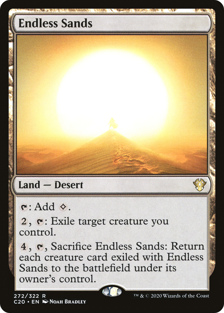 Endless Sands (C20-272) [Commander 2020] MTG Single Wizards of the Coast