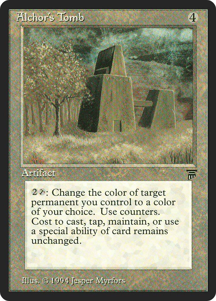 Alchor's Tomb (LEG-) [Oldschool] Legends MTG Single Wizards of the Coast