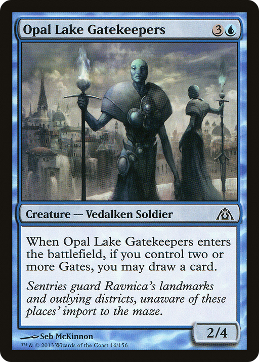 Opal Lake Gatekeepers (DGM-016) [Dragon's Maze] MTG Single Wizards of the Coast