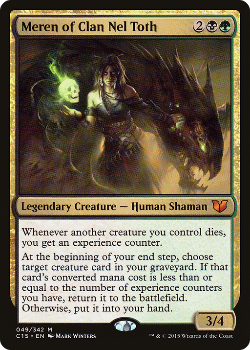 Meren of Clan Nel Toth (C15-049) [Commander 2015] MTG Single Wizards of the Coast
