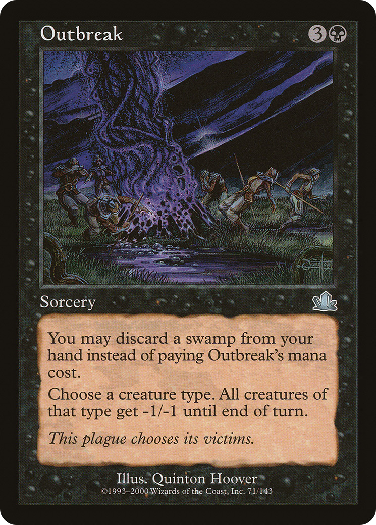 Outbreak (PCY-071) [Prophecy] Foil MTG Single Wizards of the Coast