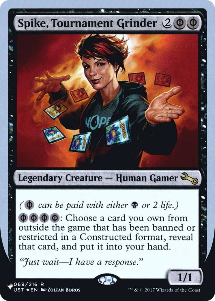Spike, Tournament Grinder (LIST-024) [Mystery Booster] The List (Unfinity Foil Edition) Foil MTG Single Wizards of the Coast