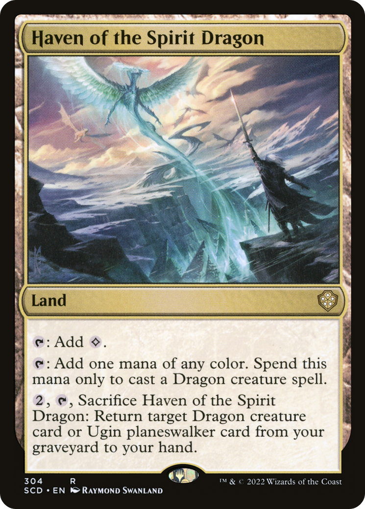 Haven of the Spirit Dragon (SCD-304) [Starter Commander Decks] MTG Single Wizards of the Coast