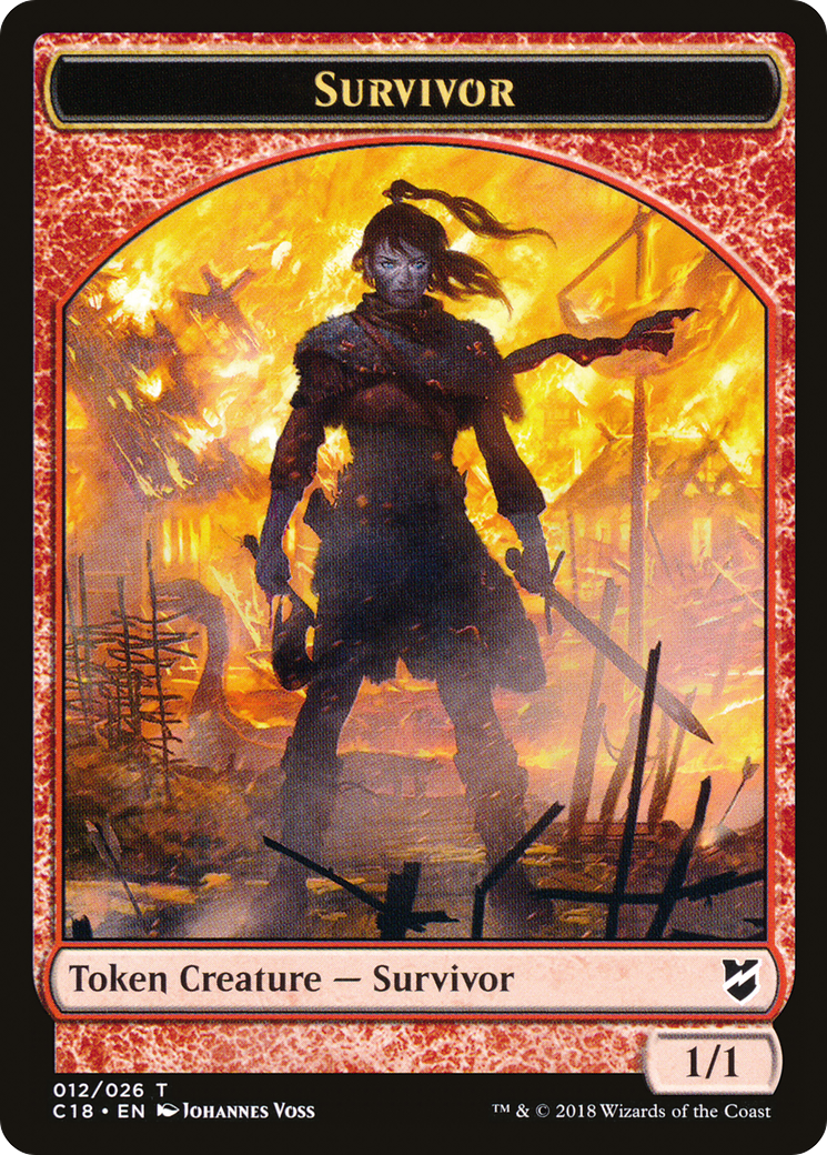 Survivor (TC18-012) [Tokens] Commander 2018 Tokens MTG Single Wizards of the Coast