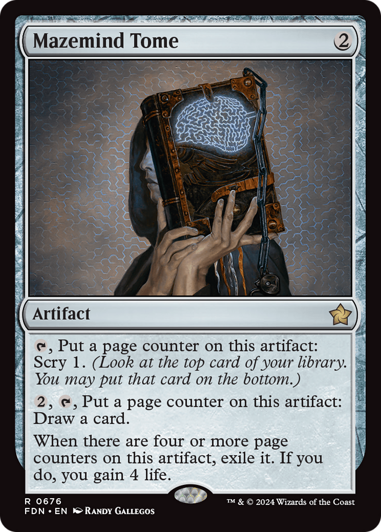 Mazemind Tome (FDN-676) [Foundations] MTG Single Wizards of the Coast
