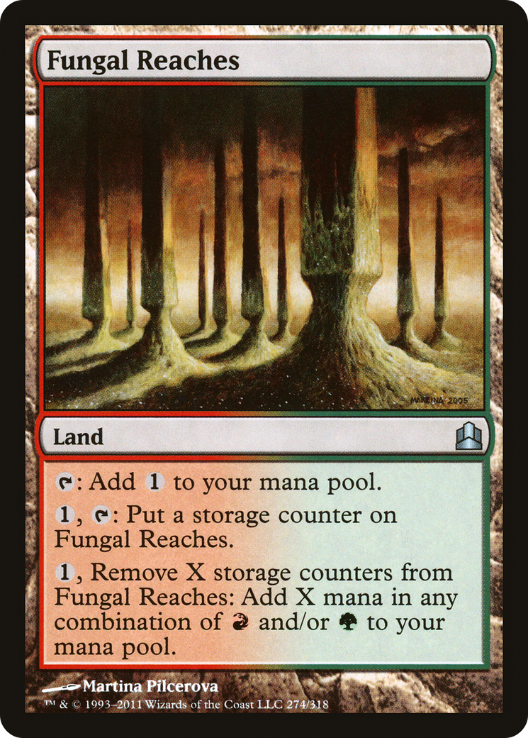 Fungal Reaches (CMD-274) [Commander 2011] MTG Single Wizards of the Coast