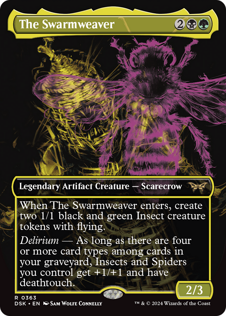 The Swarmweaver (DSK-363) [Duskmourn: House of Horror] (Borderless) Foil MTG Single Wizards of the Coast