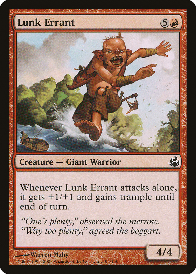 Lunk Errant (MOR-094) [Morningtide] Foil MTG Single Wizards of the Coast