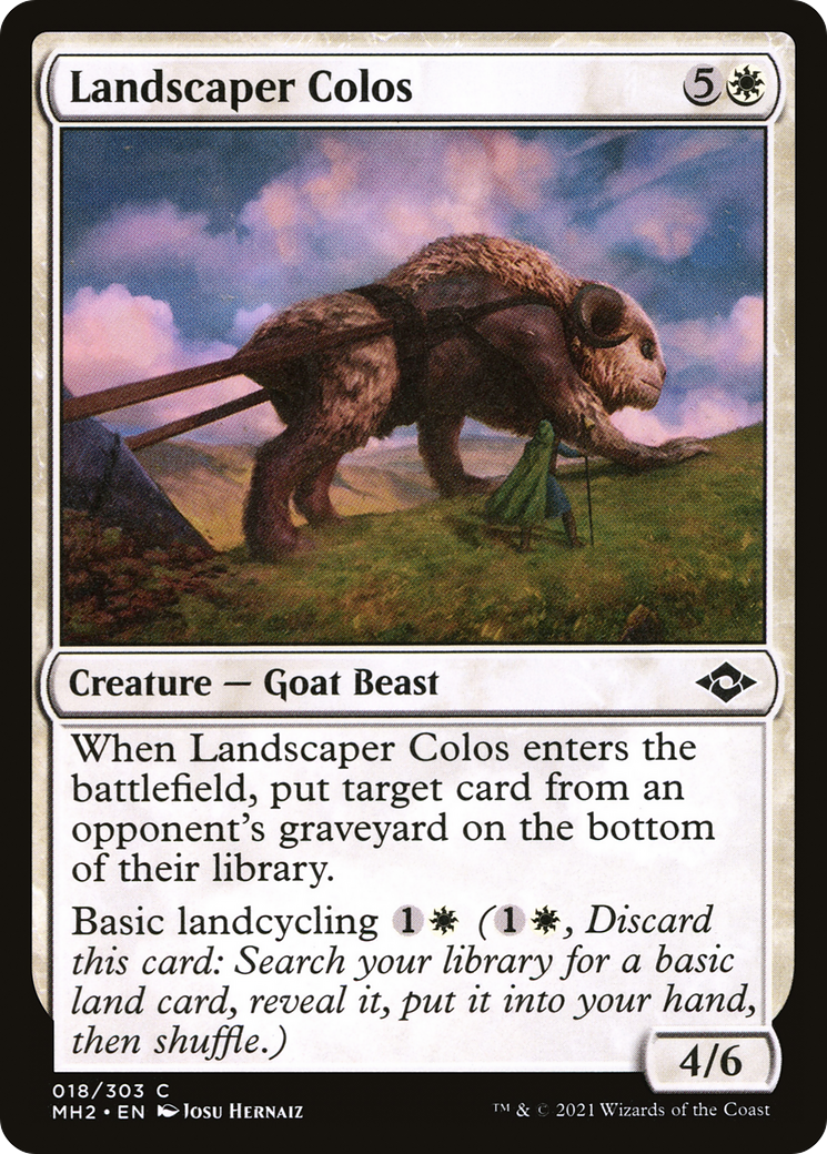 Landscaper Colos (MH2-018) [Modern Horizons 2] MTG Single Modern Horizons 2