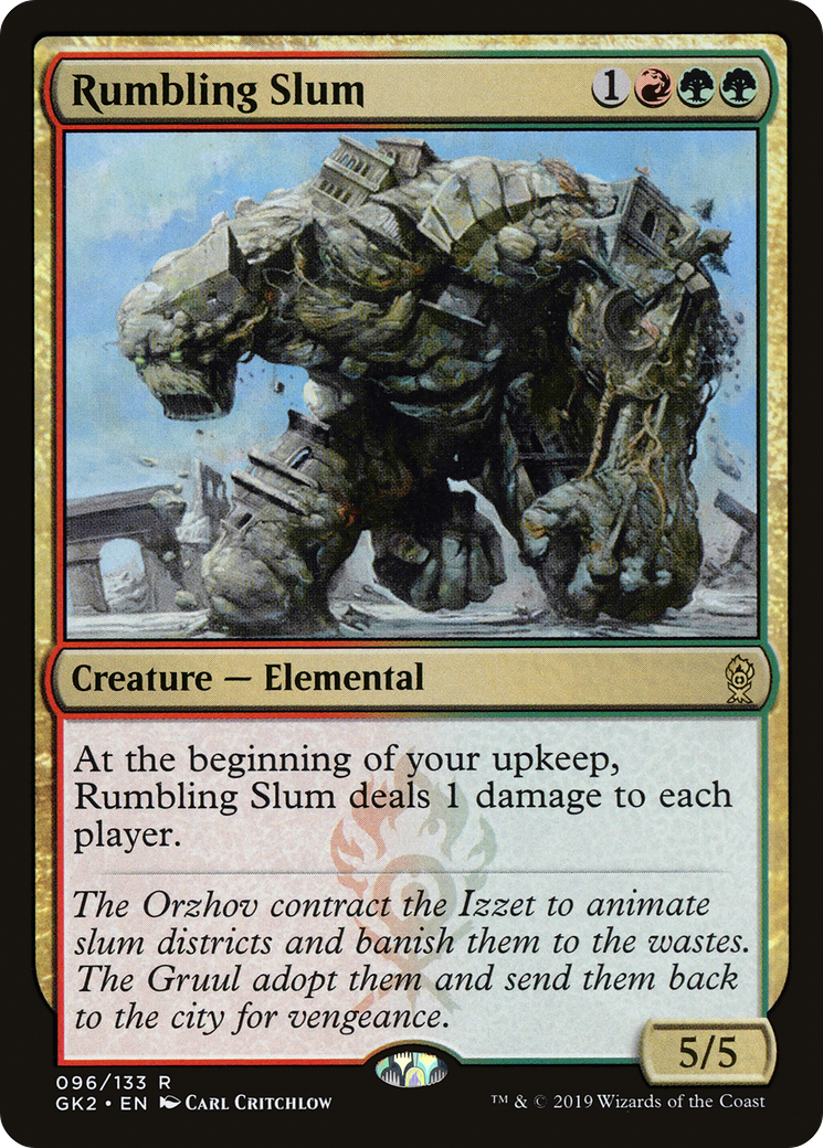 Rumbling Slum [Ravnica Allegiance Guild Kit] MTG Single Magic: The Gathering