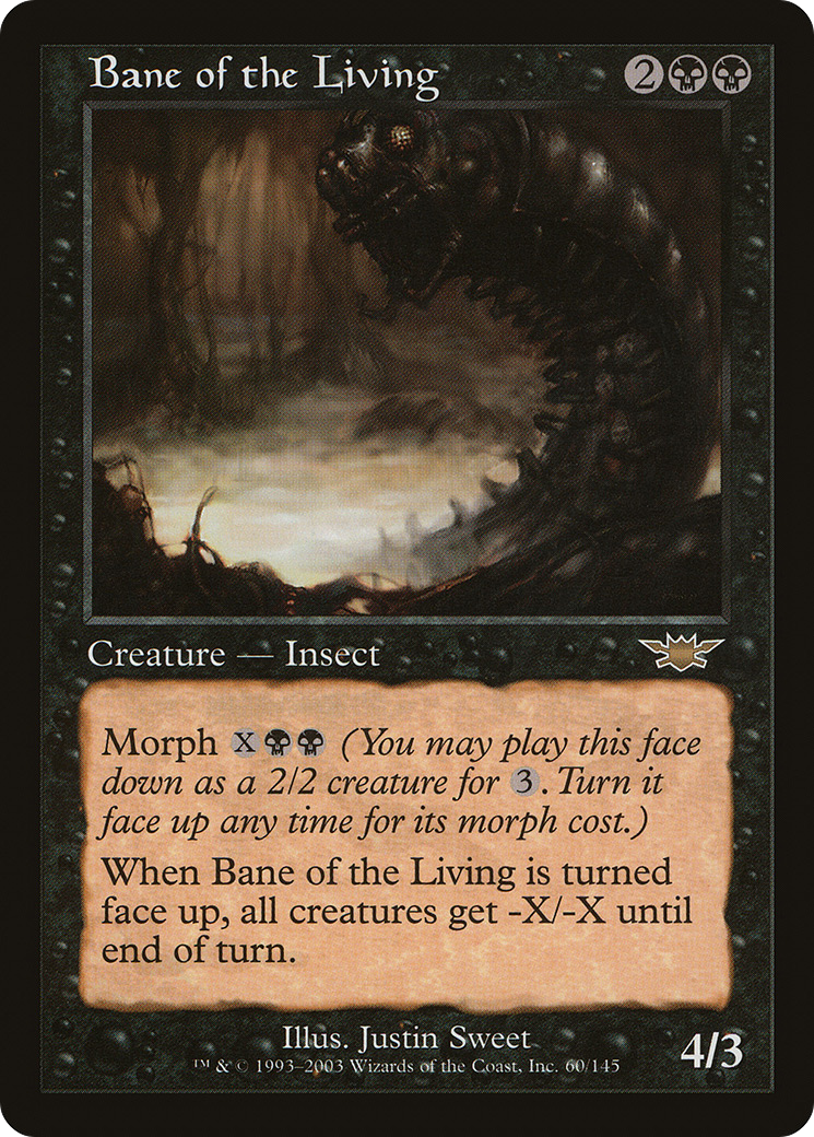 Bane of the Living (LGN-060) [Legions] MTG Single Wizards of the Coast