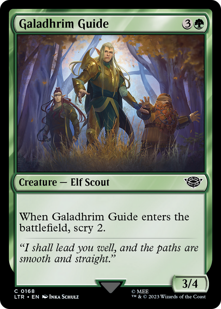 Galadhrim Guide (LTR-168) [The Lord of the Rings: Tales of Middle-earth] Foil MTG Single Wizards of the Coast