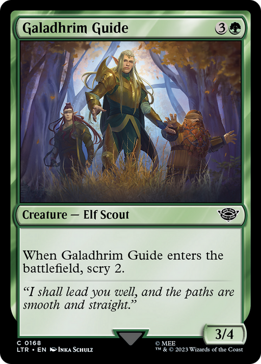 Galadhrim Guide (LTR-168) [The Lord of the Rings: Tales of Middle-earth] MTG Single Wizards of the Coast