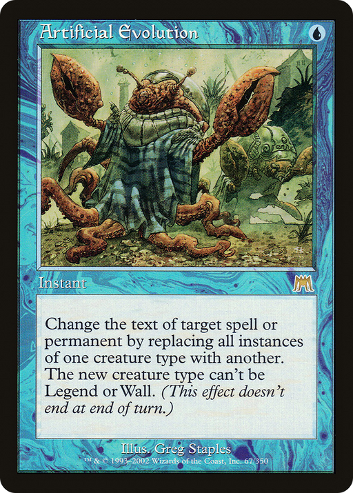Artificial Evolution (ONS-067) [Onslaught] MTG Single Wizards of the Coast