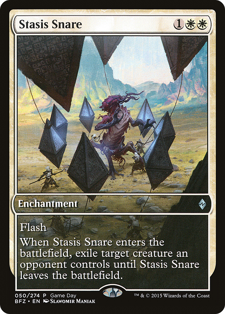 Stasis Snare (GAME-050) [Battle for Zendikar Promos] MTG Single Wizards of the Coast