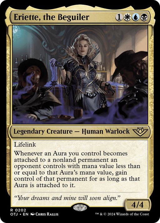 Eriette, the Beguiler (OTJ-202) [Outlaws of Thunder Junction] Foil MTG Single Wizards of the Coast