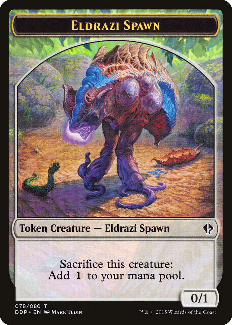 Eldrazi Spawn Token (078) (DDP-078) [Misc] Duel Decks: Zendikar vs. Eldrazi MTG Single Wizards of the Coast