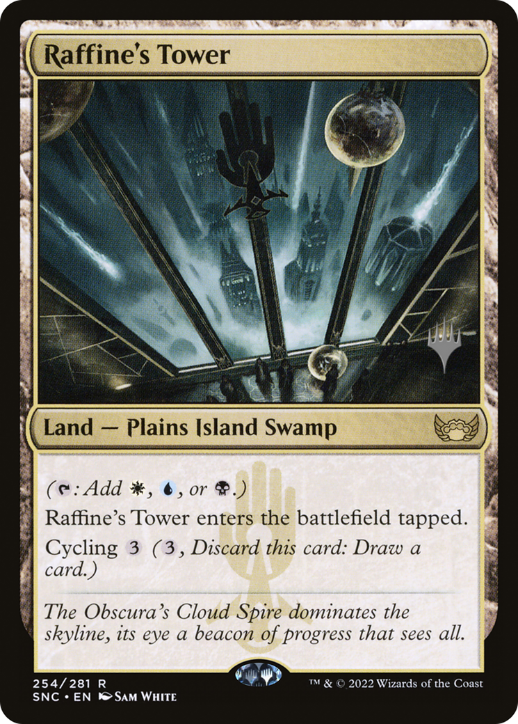 Raffine's Tower (PPSNC-254) [Streets of New Capenna Promos] Foil MTG Single Wizards of the Coast