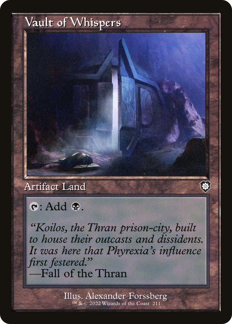Vault of Whispers (BRC-211) [The Brothers' War Commander] MTG Single Wizards of the Coast