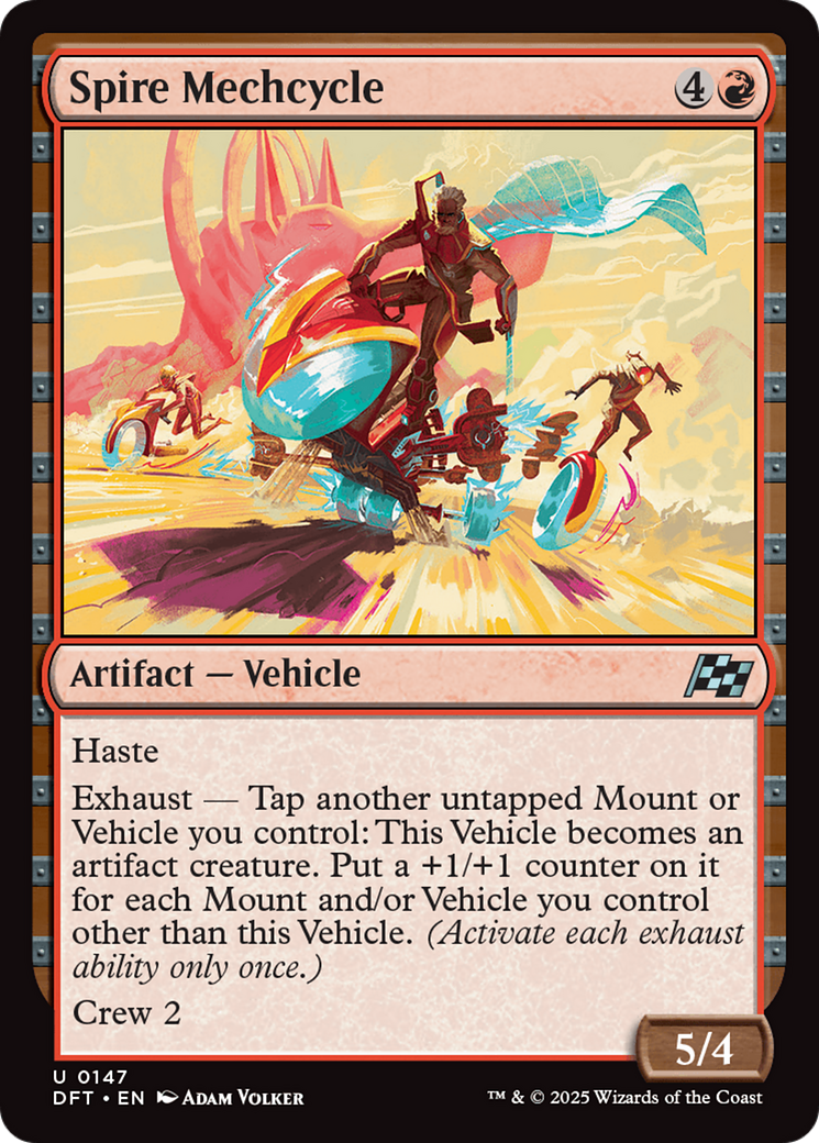 Spire Mechcycle (DFT-147) [Aetherdrift] MTG Single Wizards of the Coast