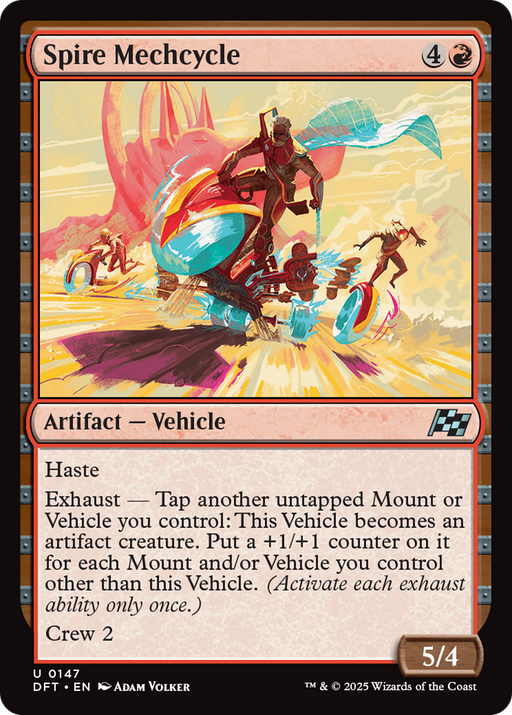 Spire Mechcycle (DFT-147) [Aetherdrift] MTG Single Wizards of the Coast