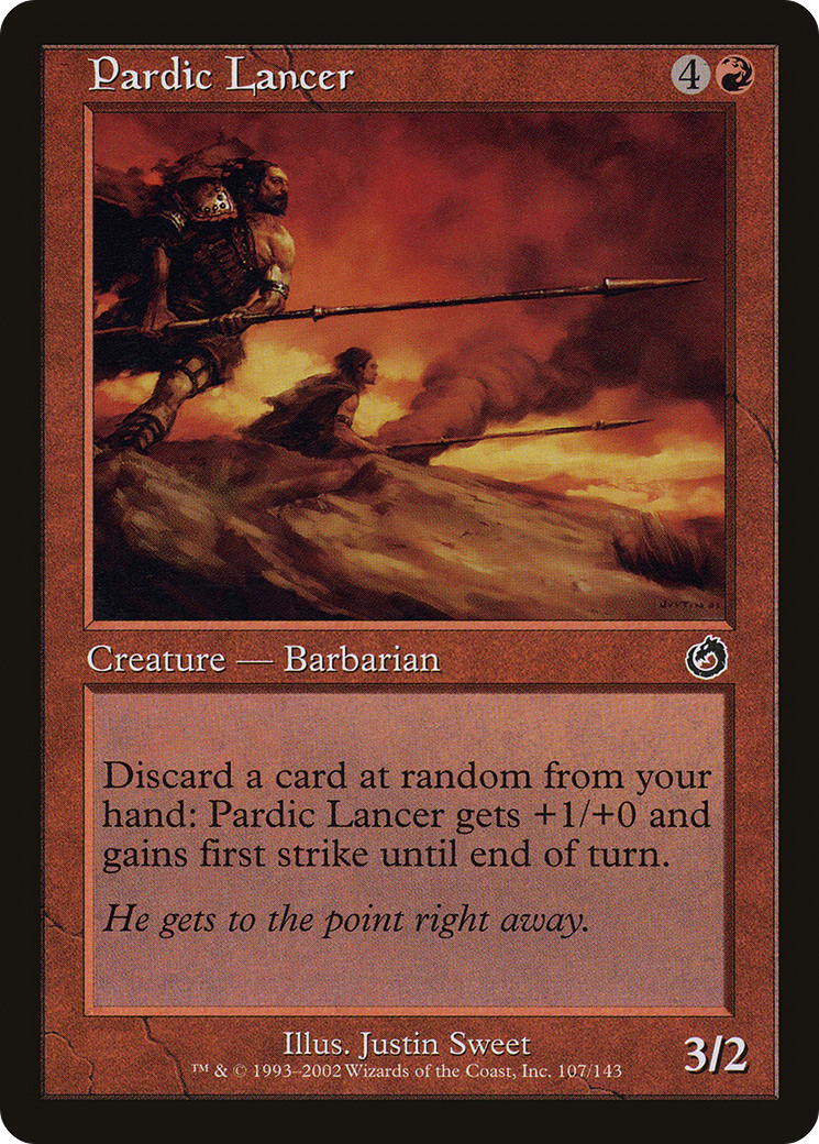 Pardic Lancer (TOR-107) [Torment] Foil MTG Single Wizards of the Coast