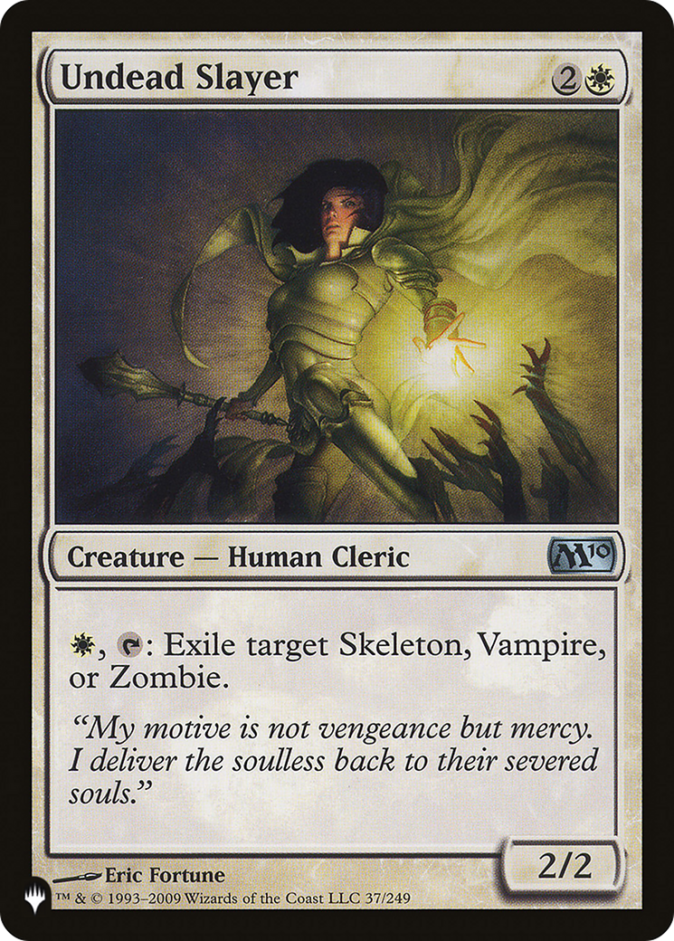 Undead Slayer (LIST-M10-37) [Mystery Booster] The List MTG Single Wizards of the Coast