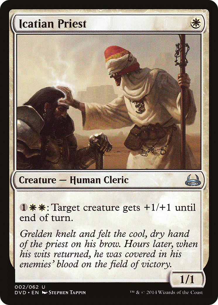 Icatian Priest (DD3-002) [Misc] Duel Decks Anthology: Divine vs. Demonic MTG Single Wizards of the Coast