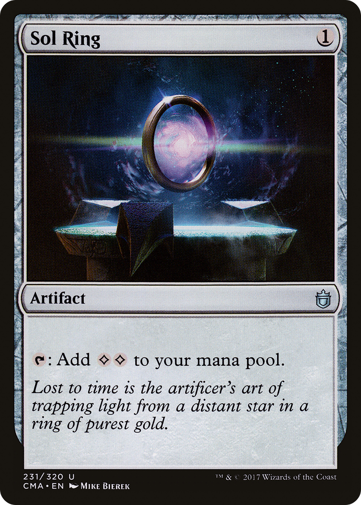 Sol Ring (CMA-231) [Commander Anthology] MTG Single Wizards of the Coast