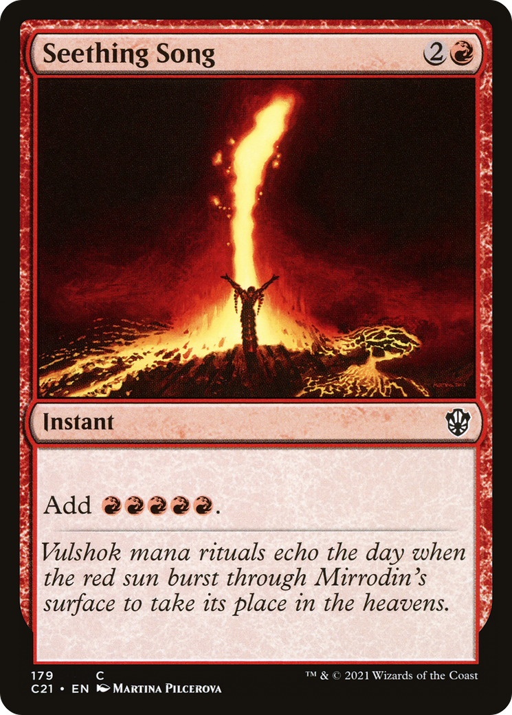 Seething Song (C21-179) [Commander 2021] MTG Single Wizards of the Coast
