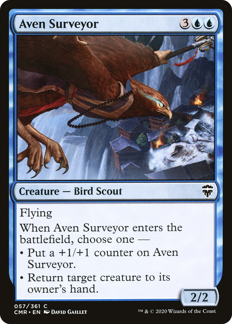 Aven Surveyor (CMR-057) [Commander Legends] Foil MTG Single Wizards of the Coast