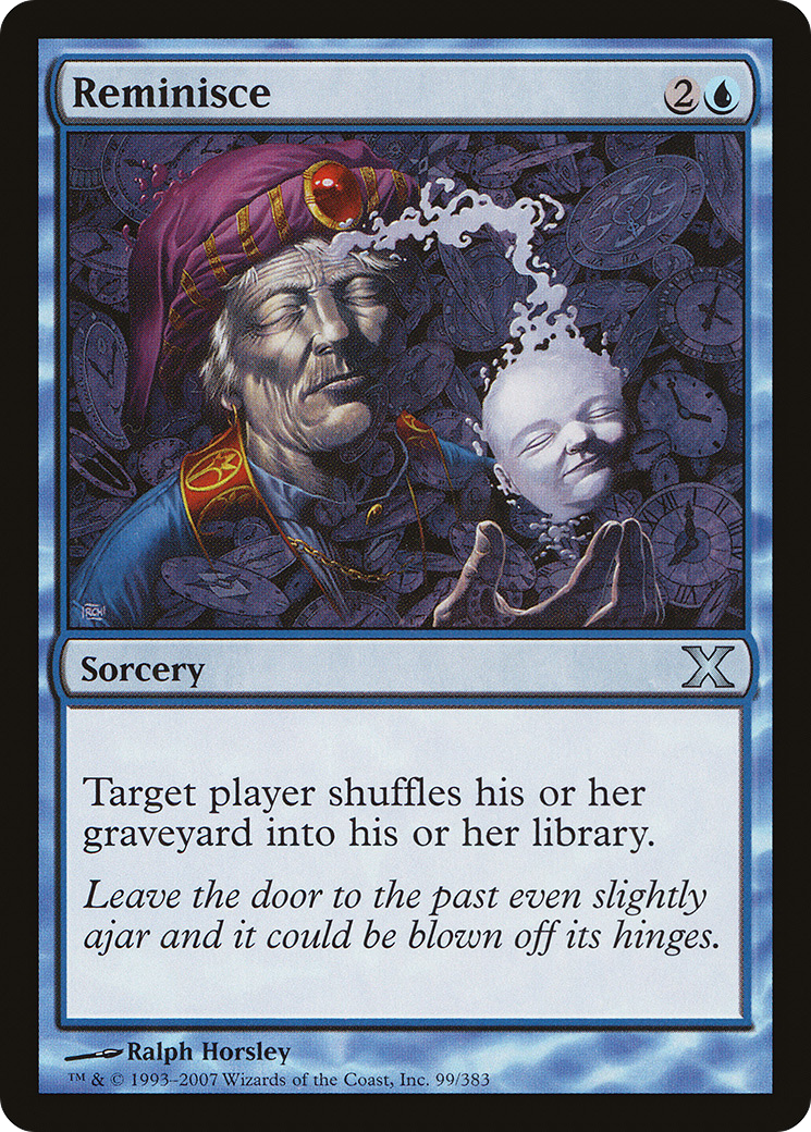 Reminisce (10E-099) [Tenth Edition] MTG Single Wizards of the Coast