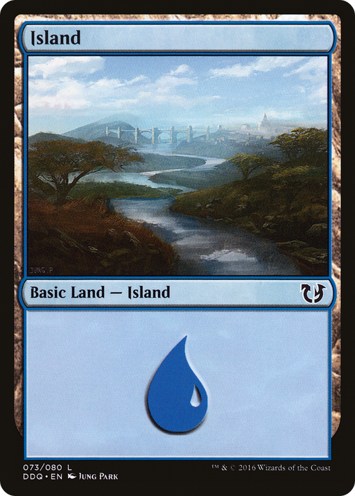 Island (DDQ-073) [Misc] Duel Decks: Blessed vs. Cursed MTG Single Wizards of the Coast