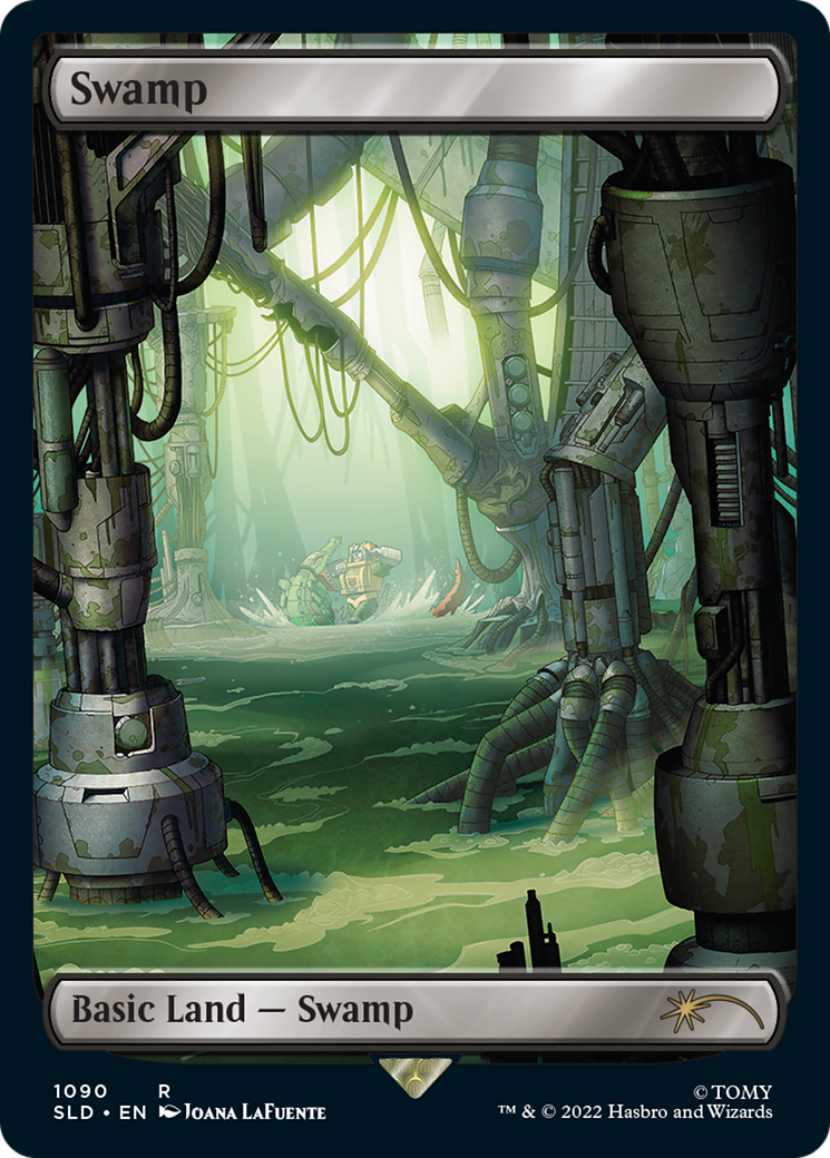 Swamp (1090) (SLD-1090) [Secret Lair] Drop Foil MTG Single Wizards of the Coast