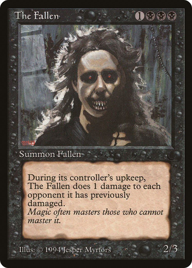 The Fallen (DRK-053) [Oldschool] The Dark MTG Single Wizards of the Coast