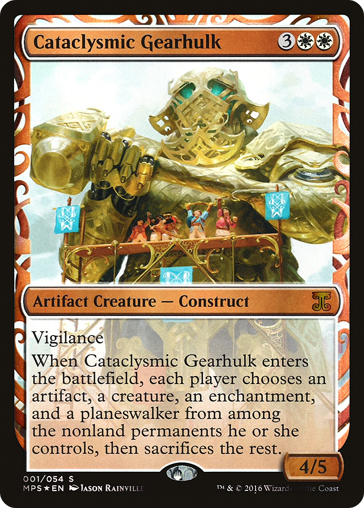 Cataclysmic Gearhulk (MPS-001) [Kaladesh Inventions] Foil MTG Single Wizards of the Coast