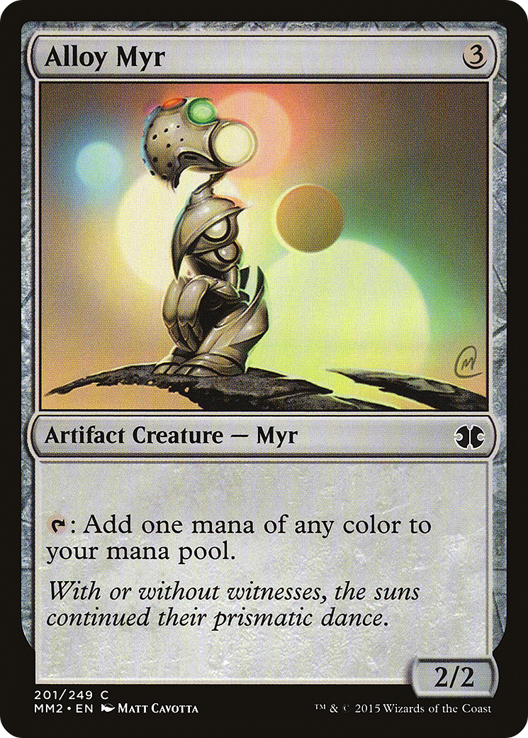Alloy Myr (MM2-201) [Modern Masters 2015] Foil MTG Single Wizards of the Coast