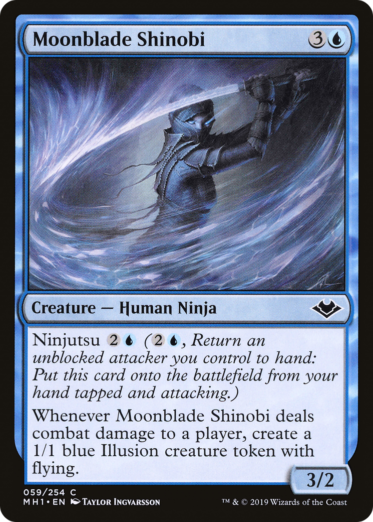 Moonblade Shinobi (MH1-059) [Modern Horizons] Foil MTG Single Modern Horizons
