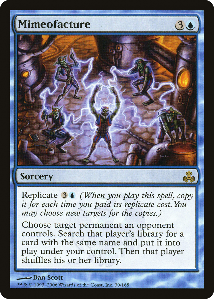 Mimeofacture (GPT-030) [Guildpact] Foil MTG Single Wizards of the Coast