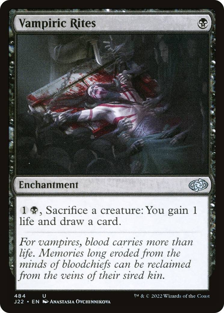 Vampiric Rites (J22-484) [Jumpstart 2022] MTG Single Wizards of the Coast