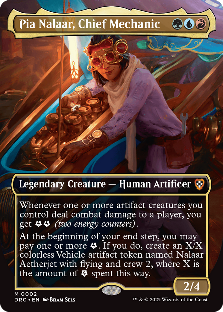 Pia Nalaar, Chief Mechanic (DRC-002) [Aetherdrift Commander] Foil MTG Single Wizards of the Coast